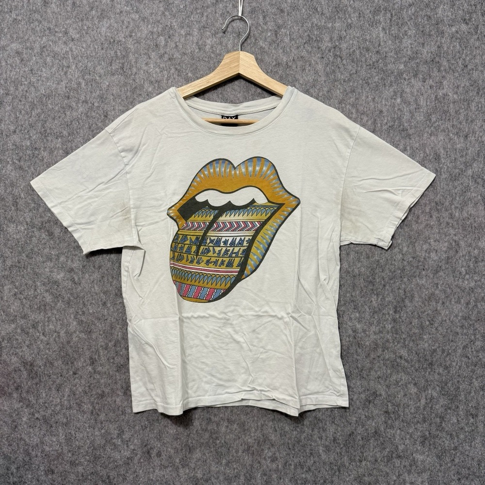 Rolling Stones‎ Bridges to Babylon Tour T-Shirt Women's S Band Tee 90s Rock